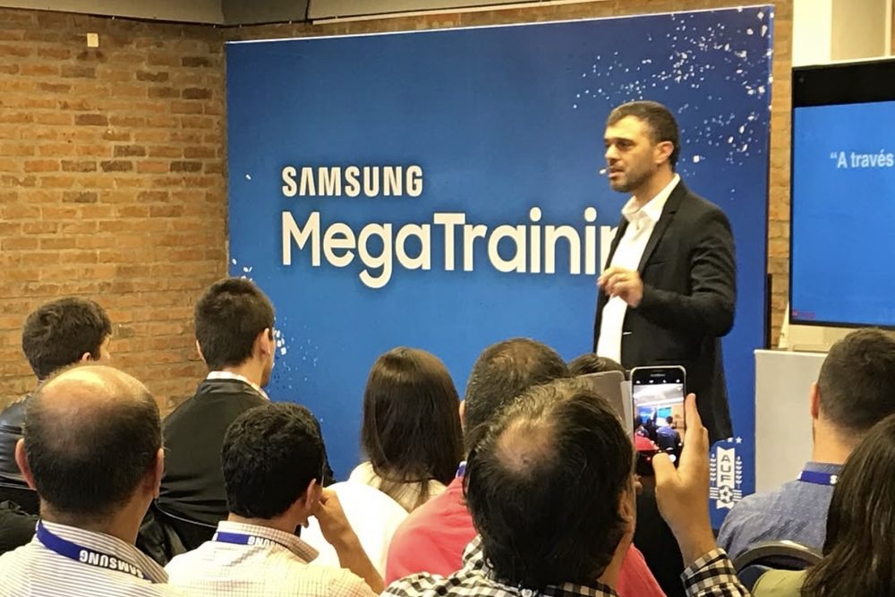 Dani Elhelou en un Samsung MegaTraining