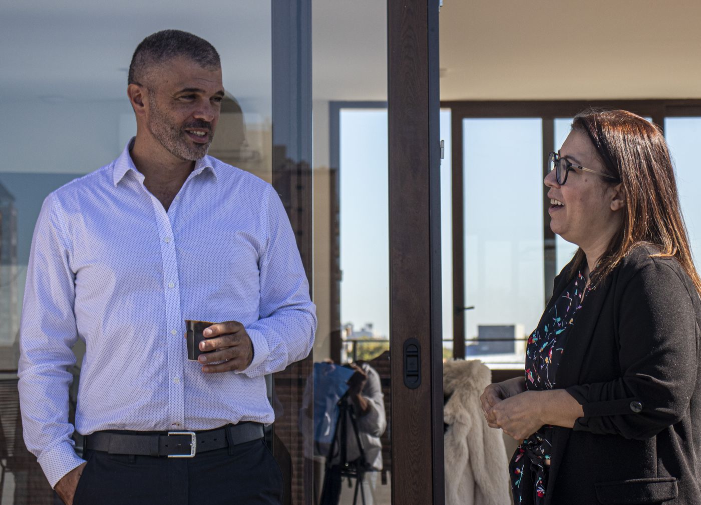 Dani Elhelou en una conversación de mentoría
